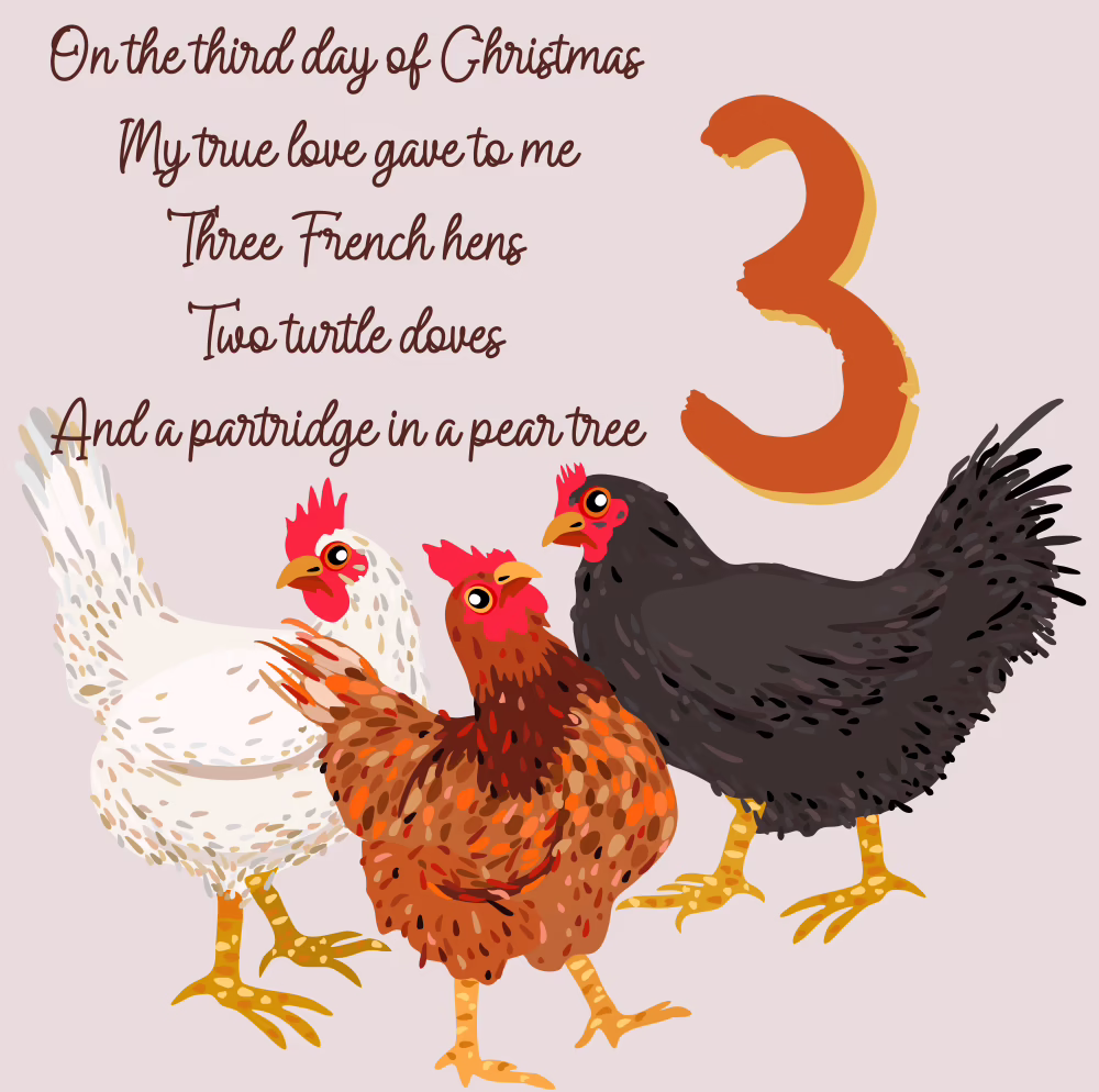 On the Third Day of Christmas